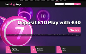 Betway Bingo homepage